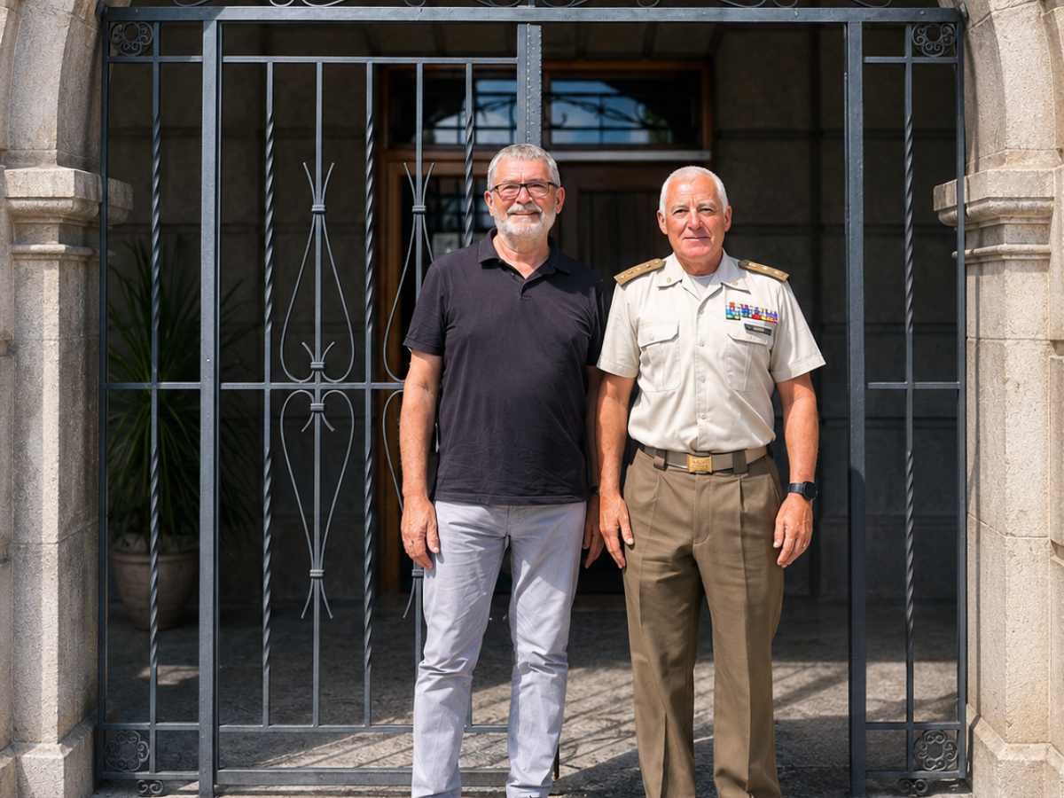 El Alcalde junto al Subdelegado de Defensa en Castellón